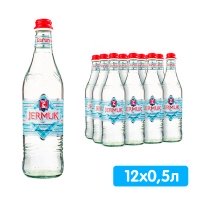 Вода Джермук 0.5 литра, без газа, стекло, 12 шт. в уп.