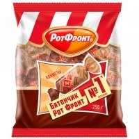 Конфеты Батончики Рот Фронт шоколадно-сливочный вкус  250 гр