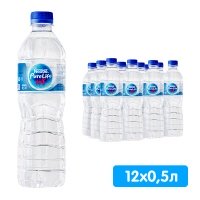 Вода Nestle Pure Life 0.5 литра, без газа, пэт, 12 шт. в уп.