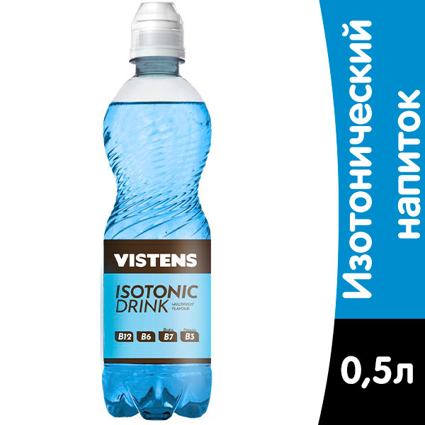 Изотонический напиток Vistens мультифрукт 0,5 литра, пэт, 6 шт в уп