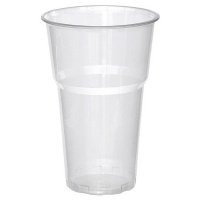 Стаканы одноразовые пластиковые прозрачные 500 мл 50 шт. в уп.