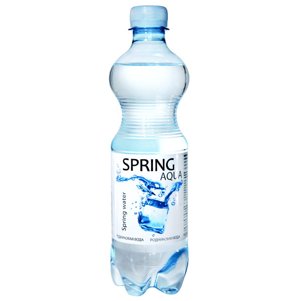 Вода Spring Aqua 0.5 литра, без газа, пэт, 12 шт. в уп.