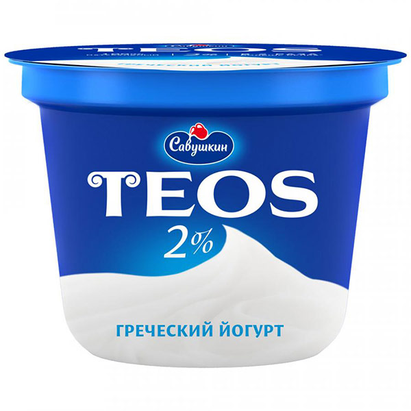 Йогурт Греческий Савушкин 2% БЗМЖ 250 гр