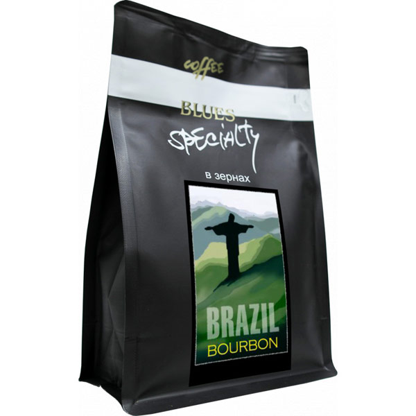 Кофе Blues Бразилия Бурбон зерно в/у 200 гр