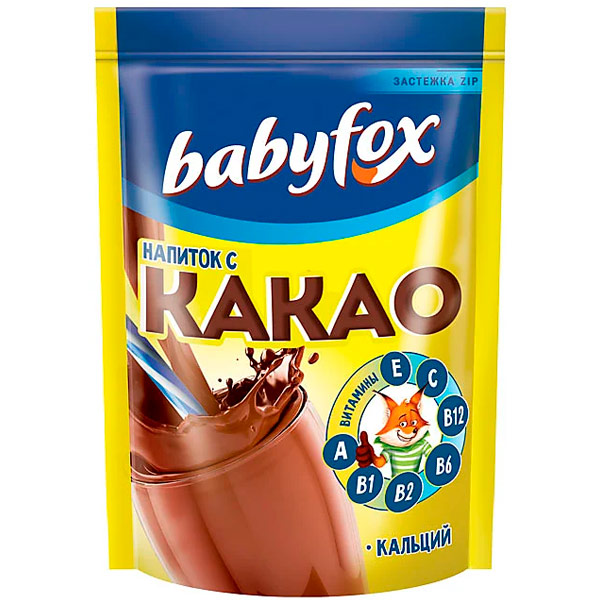 Какао Babyfox быстрорастворимый 135 гр