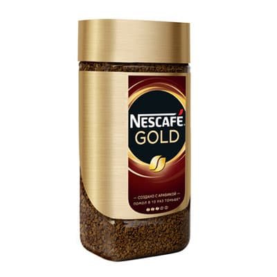 Кофе Nescafe / Нескафе Gold растворимый стекло, 190 гр