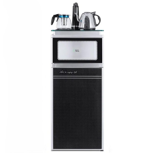 Кулер с чайным столиком Тиабар Ecotronic TB3-LE UV серебристыйчерный шкафчик 7 литров 26880₽