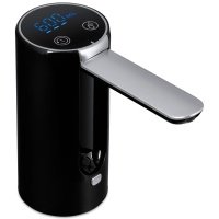 Помпа Ecotronic PLR-650 black-silver электрическая на аккумуляторе с USB-адаптером для 19л бутылей (в коробке)