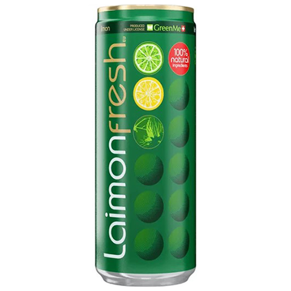 Напиток Laimon Fresh Sleek 0.33 литра, среднегазированный, ж/б, 12 шт. в уп.