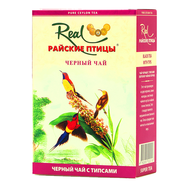 

Чай черный Real Райские птицы с типсами 100 гр