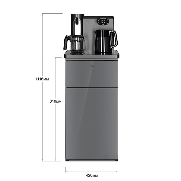 Кулер с чайным столиком Тиабар Ecotronic TB41-LE темно-серый (шкафчик 7 литров) Кулер с чайным столиком Тиабар Ecotronic TB41-LE темно-серый (шкафчик 7 литров)