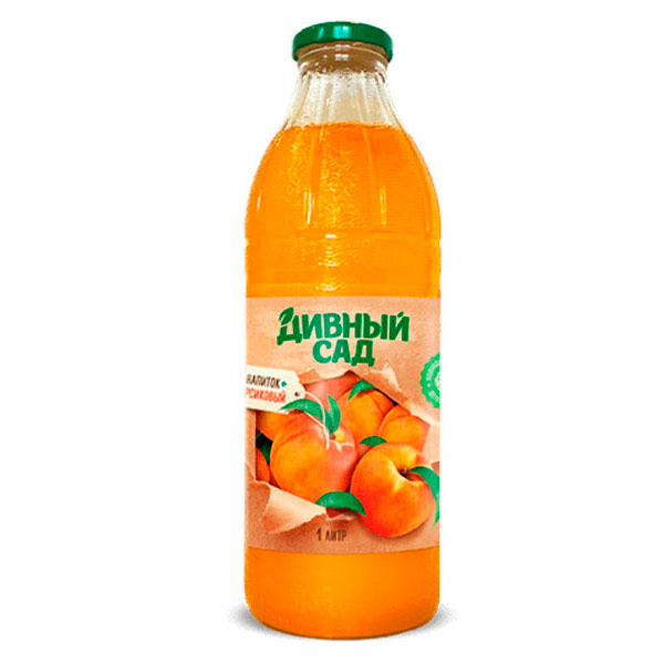 Напиток сокосодержащий Дивный Сад 3+ персиковый 1 литр