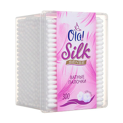 Ватные палочки Ola Silk 300 шт