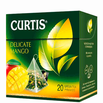 Чай зеленый Curtis Delicate Mango 20 пир