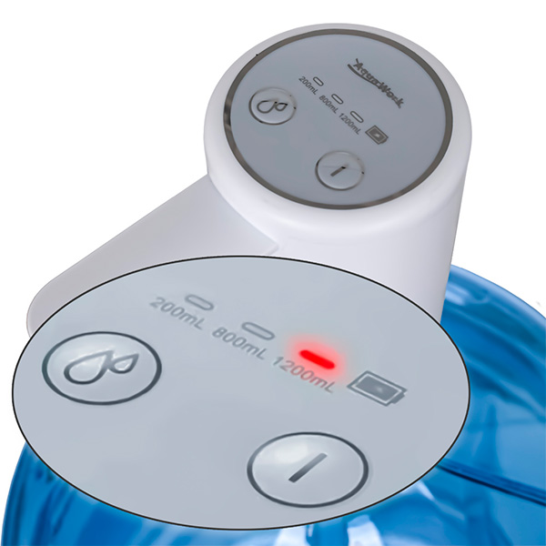 Помпа Aqua Work A-2 white электрическая на аккумуляторе с USB-адаптером для 19л бутылей (в коробке)