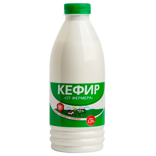 Кефир От Фермера 3,2 % БЗМЖ 900 гр