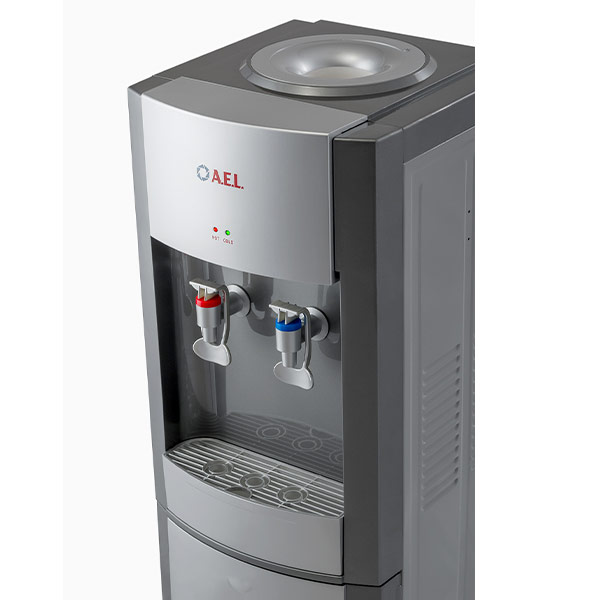 Кулер AEL LD-AEL-28C серый/серебристый (шкафчик 13 литров)