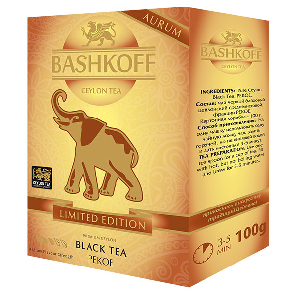 Чай черный Bashkoff Tea Limited Edition PEKOE 100 гр