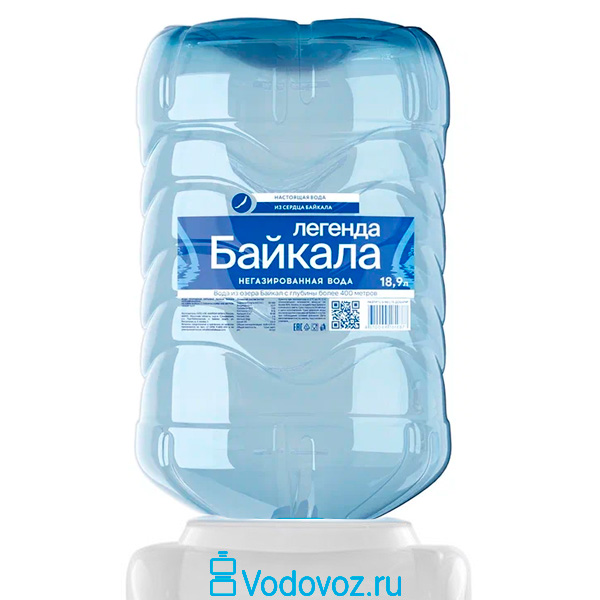 Вода Легенда Байкала 18.9 литров в одноразовой таре