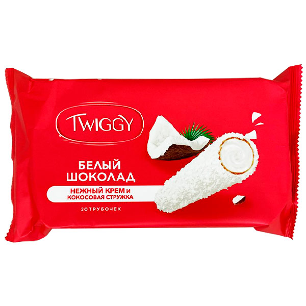 Конфеты Twiggy с кокосом 185 гр