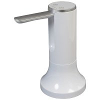 Помпа Aqviol EP-09 электрическая на аккумуляторе с USB-адаптером для 19л бутылей, белая