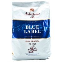 Кофе Ambassador Blue Label 100% Арабика зерно 1 кг