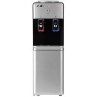 Кулер AEL LD-AEL-40c серебристый/черный (шкафичк 9 литров)