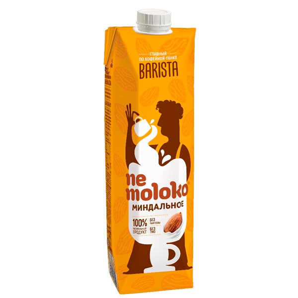 Напиток NeMoloko миндальный Barista 1,3% 1 литр