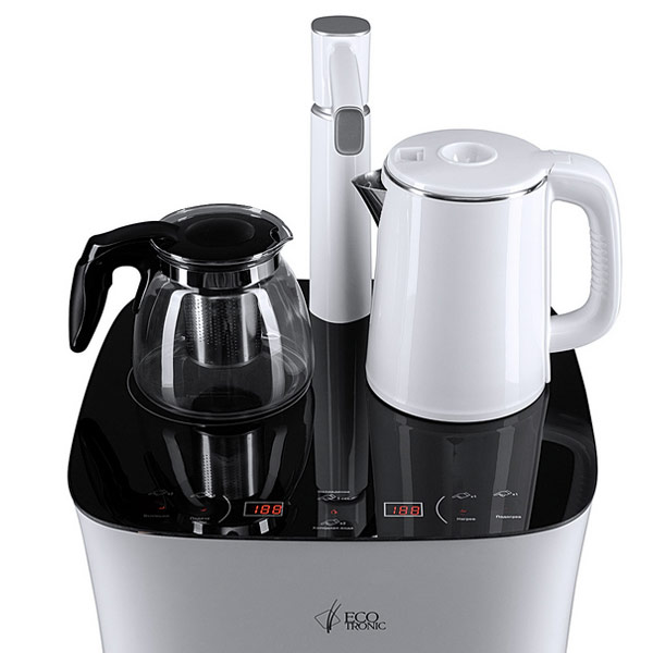 Кулер с чайным столиком Тиабар Ecotronic TB11-LE белый