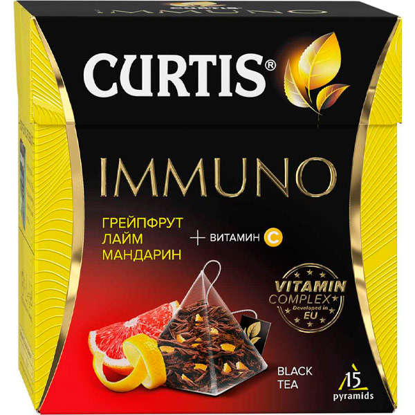 Чай черный Curtis Immuno 15 пир