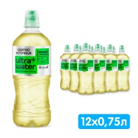 Напиток Святой Источник UltraWater со вкусом цитруса 0.75 литра, без газа, спорт, пэт, 12 шт. в уп.