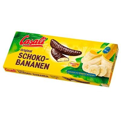 Суфле Casali банановое в шоколаде 300 гр.