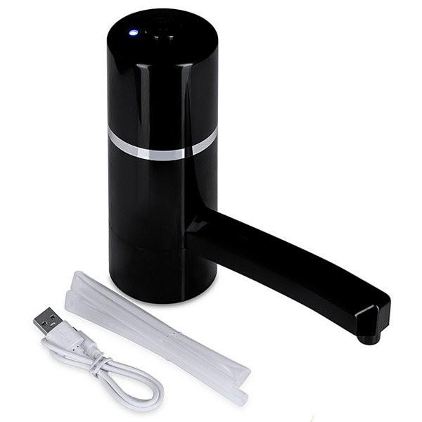 Помпа Ecotronic PLR-510 black электрическая на аккумуляторе с USB-адаптером для 19л бутылей