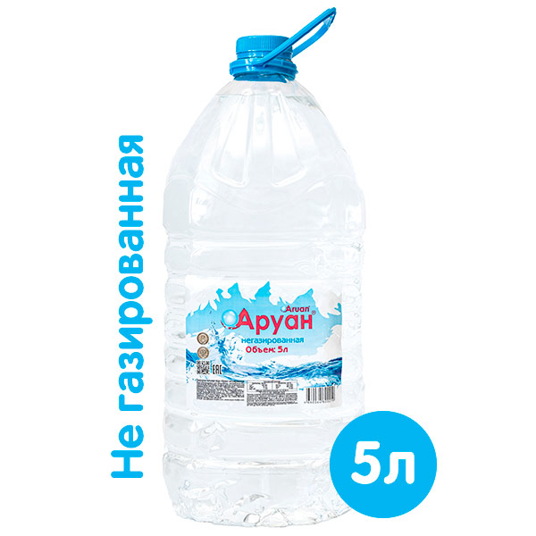 Вода природная Аруан 5 литров 2 шт. в уп.