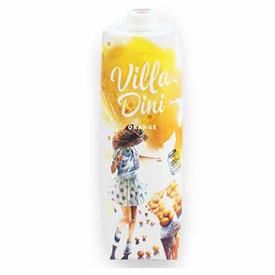 Сок Villa Dini апельсиновый 1,0 литр, 12 шт. в уп.