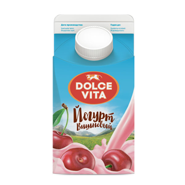 Йогурт Dolce Vita вишневый 2,5% 450 г