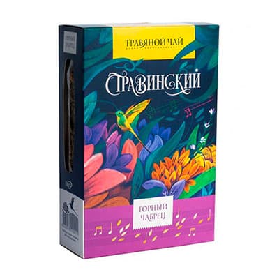 Чай травяной Травы Горного Крыма Стравинский Горный чабрец Премиум 100 гр