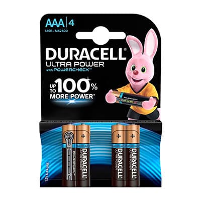 Батарейки Duracell Ultra Power  AAA 4 шт - фото 1