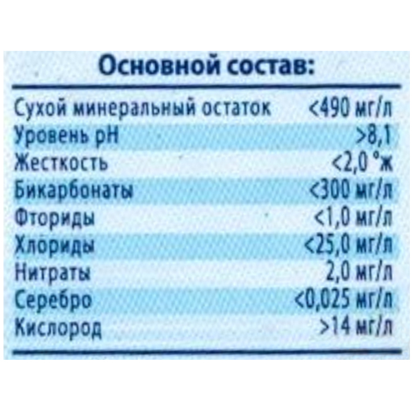 Вода OxyAqua / ОксиАква 1 литр, без газа, пэт, 6 шт. в уп.