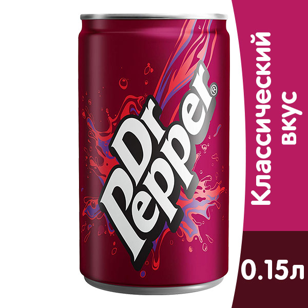 Dr Pepper / Доктор Пеппер 0,15 ж/б (24шт)
