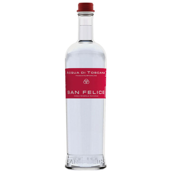 Вода San Felice 0.375 литра, газ, стекло, 24 шт. в уп.