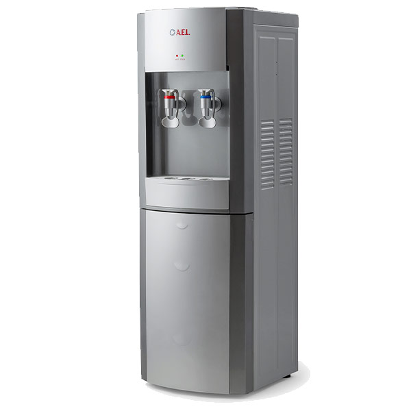 Кулер AEL LD-AEL-28C серый/серебристый (шкафчик 13 литров)