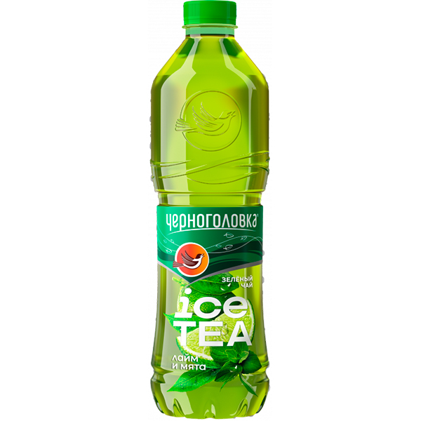 Напиток сокосодержащий ICE TEA Черноголовка зеленый чай мята-лайм 1.5 литра, пэт, 6 шт. в уп.