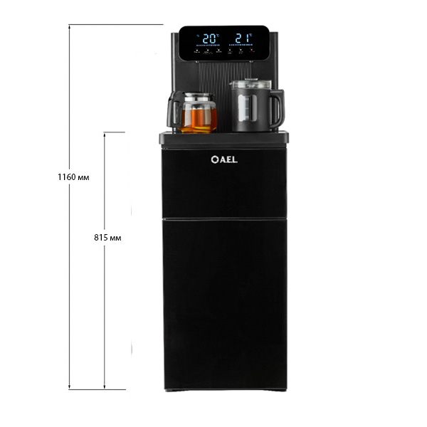 Кулер с чайным столиком Тиабар AEL LD-AEL-80a черный (шкафчик 4 литра) Кулер с чайным столиком Тиабар AEL LD-AEL-80a черный (шкафчик 4 литра)