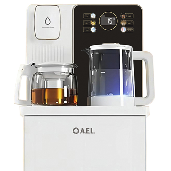 Кулер с чайным столиком Тиабар AEL LD-AEL-TB83a белый (шкафчик 3 литра)