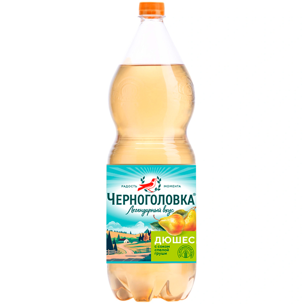 Черноголовка Дюшес 2 литра, газ, пэт, 6 шт. в уп.