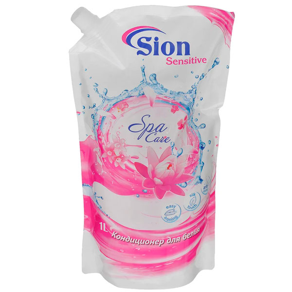 Кондиционер для белья Sion Sensitive Нежное прикосновение 1л - фото 1