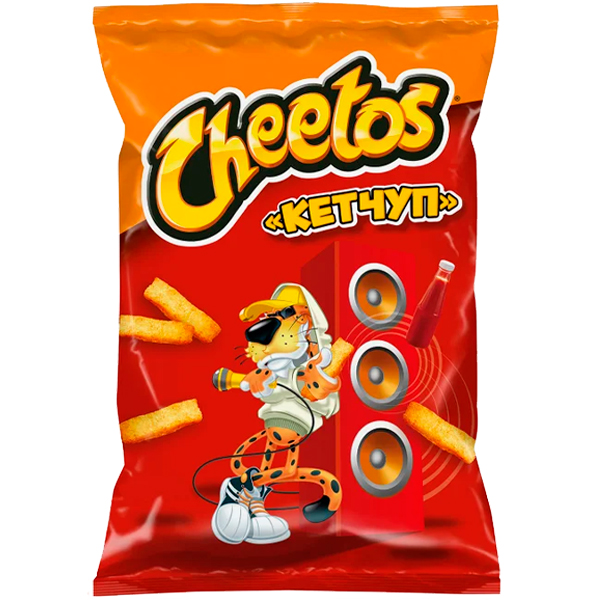 Снеки Cheetos кукурузные с кетчупом 50 гр