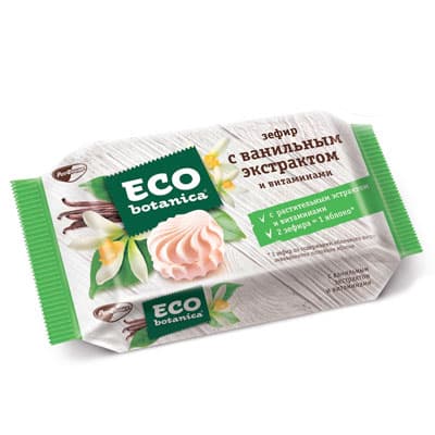 Зефир Eco Botanica с ванильным вкусом 250 гр