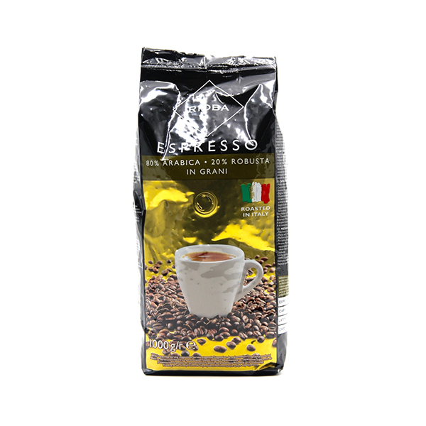 Кофе Rioba Espresso в зернах в/у 1 кг Кофе Rioba Espresso в зернах в/у 1 кг - фото 1